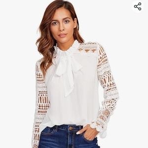 Women's Bow Tie Ruffle 